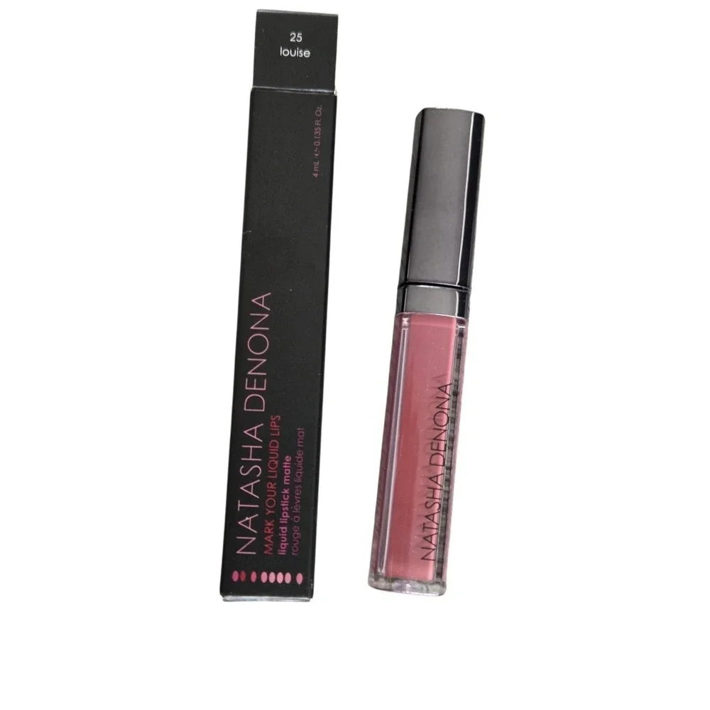 Natasha Denona Mark‎ Your Liquid Lips Matte Lipstick Louise #25 Rosy 4 mL NEW